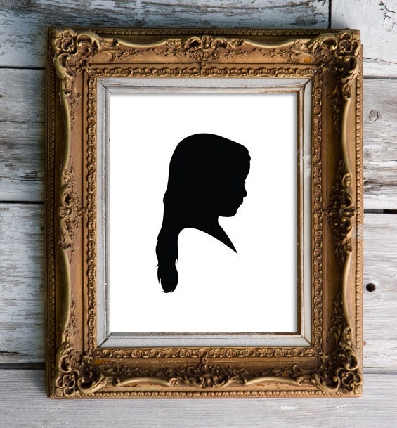 Custom Child Silhouette Print