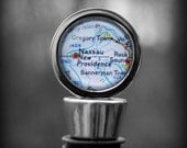 Nassau Bahamas Map Wine Bottle Stopper