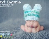 Baby Boy Hat Toddler Kids Chunky Hat in Baby Blue Handknit Newborn Photo Prop by TrickyKnits NEW COLORWAY of top-seller