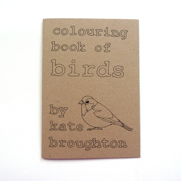colouring book of birds (100% recycled)