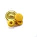 Yellow Vintage Buttons Cluster Brooch Pin
