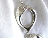 Solid Silver Liquid Heart Bracelet - MADE TO ORDER, Best of British