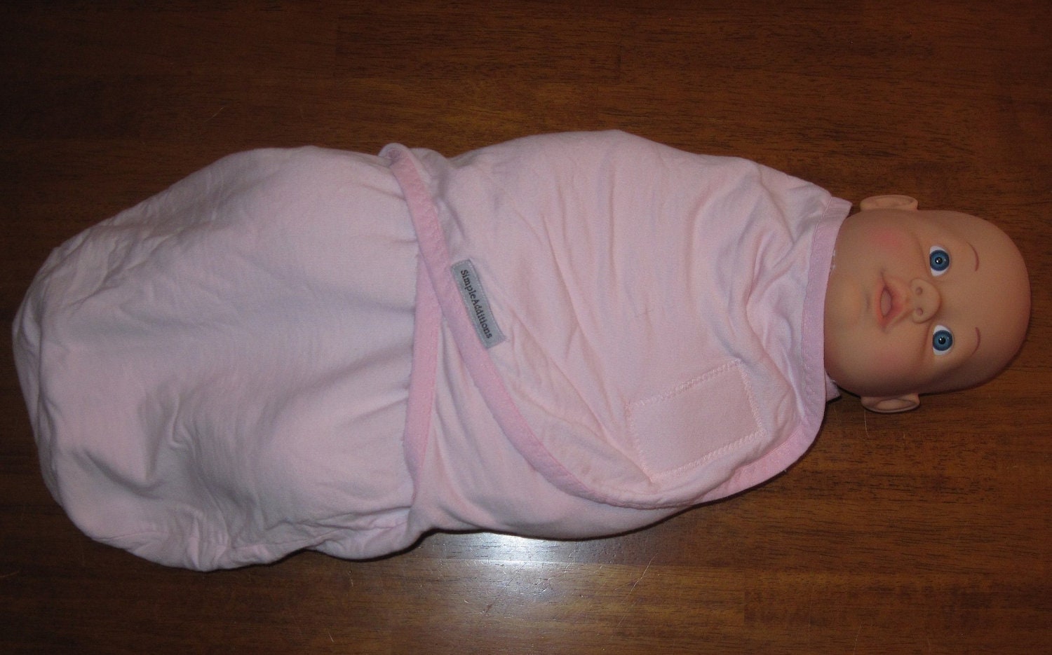 Pink Bamboo Fleece Infant Snuggle Wrap