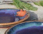 Dinner Plates with Oak Leaves