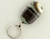 Magnetic Badge Holder, Magnetic Eyeglass Holder, Lanyard Replacement, Silver Green, Brown and Cream
