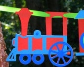 Personalized 1st Birthday Train Banner MADE TO ORDER