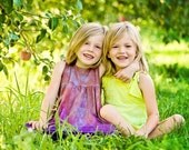 Dress - Empire Waisted Hand Dyed for Baby Toddler - size 18 months - Choose Color