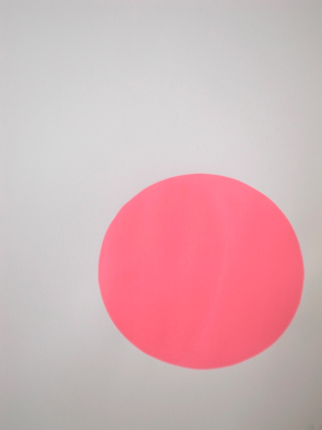 hot pink circle