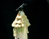 fairy tower - The Crow's Watch -  porcelain garden folly