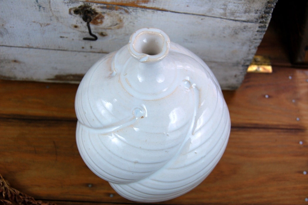 Huge White Altered Bottle