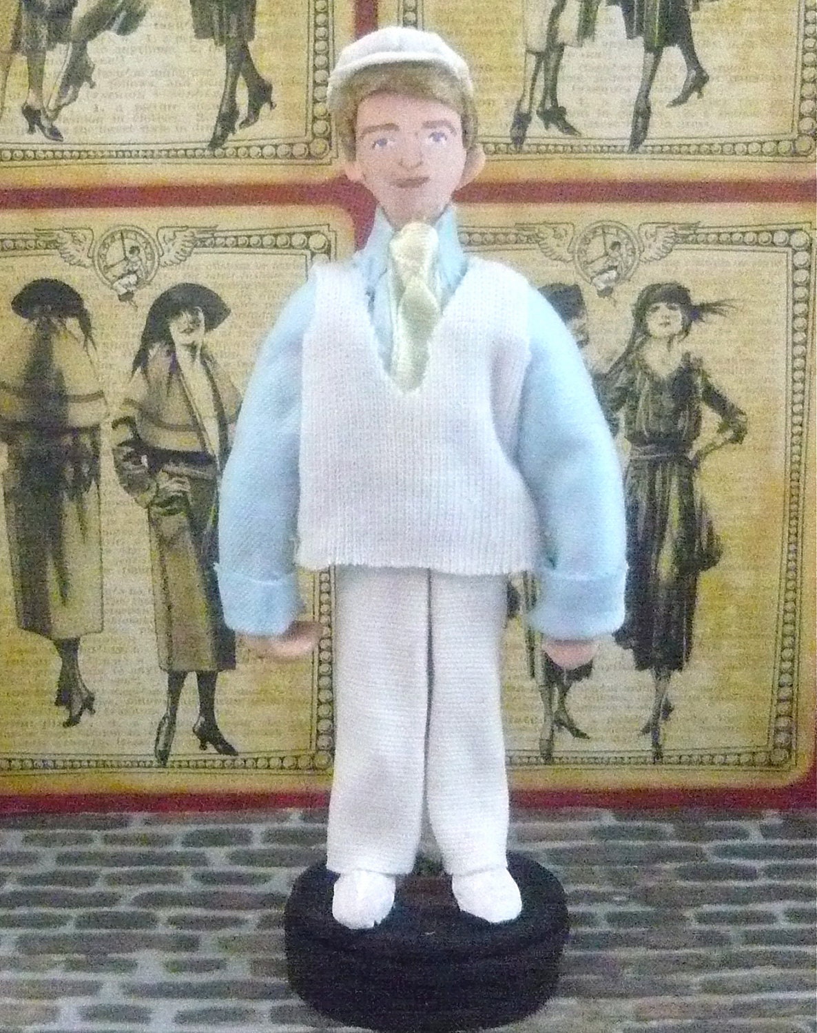 The Great Gatsby Jay Gatsby Doll Miniature