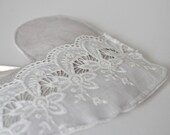 Heart Lavender Sachet from Vintage Pillowcase Trim