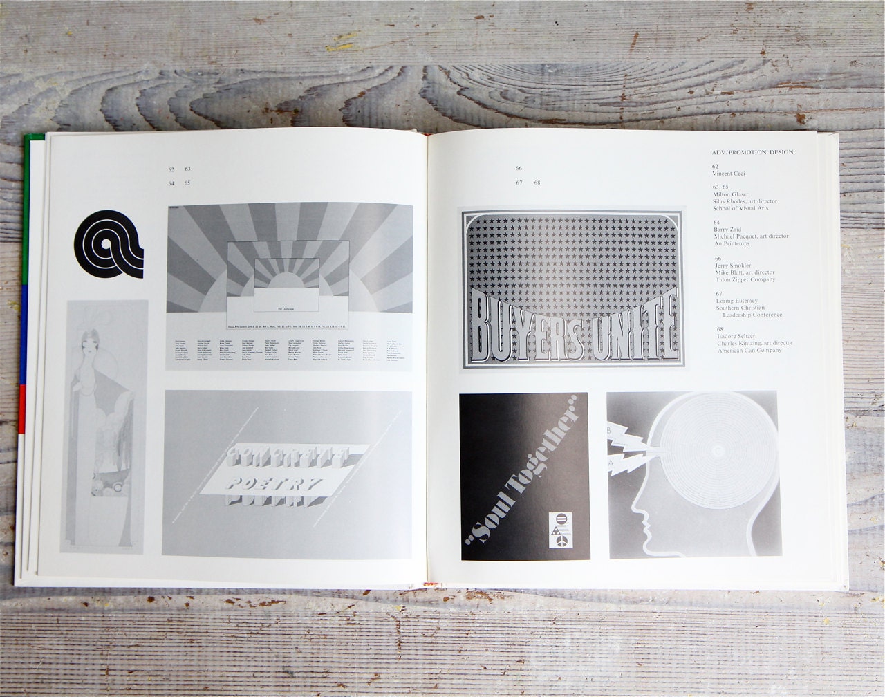 Vintage 1970s Graphic Design Book - Print, Advertising, Font