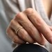 Gold Coral Raw Ring Set