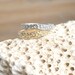 Gold Coral Raw Ring Set