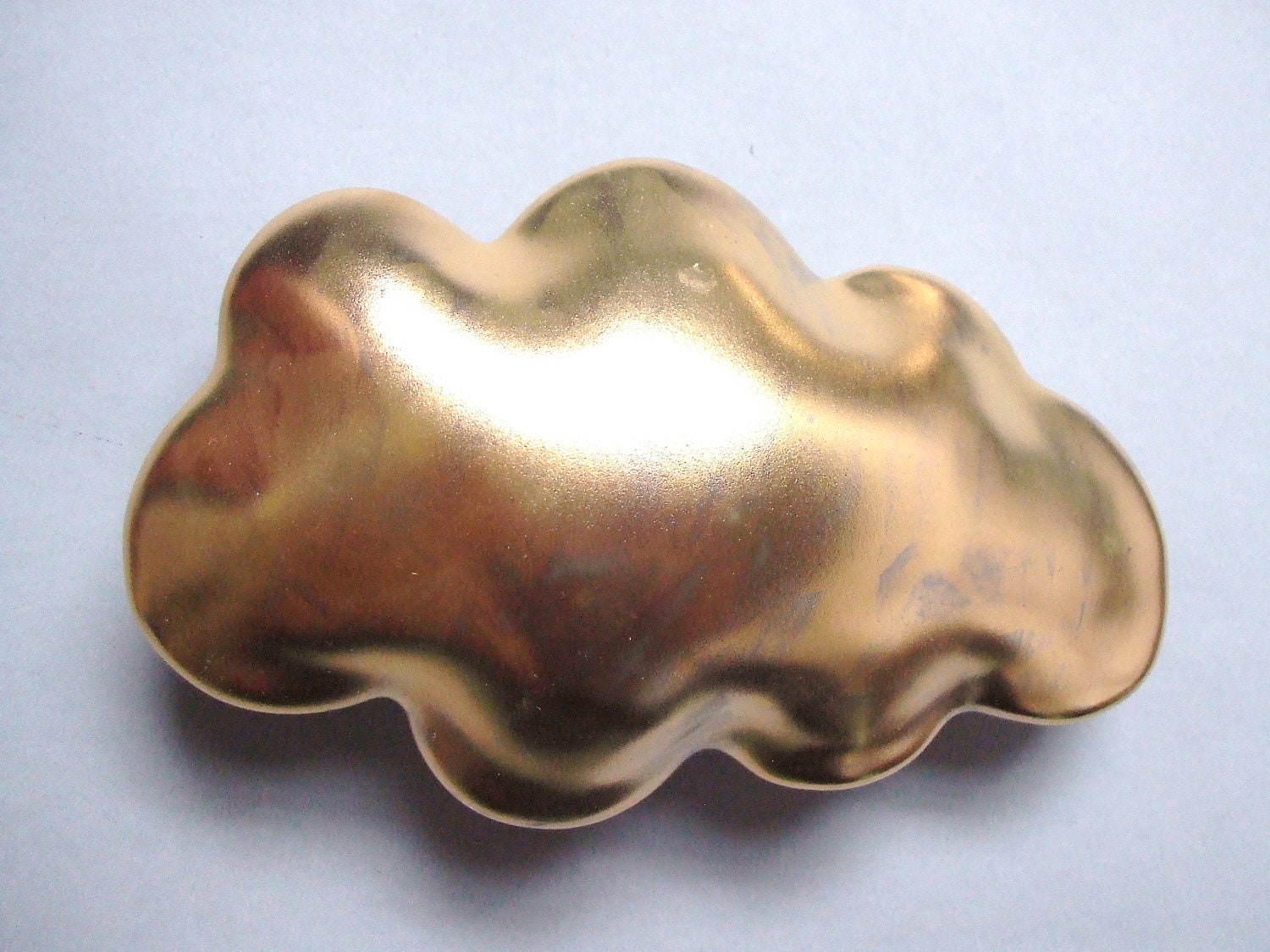 Matte Golden cloud - porcelain wall cloud pillow