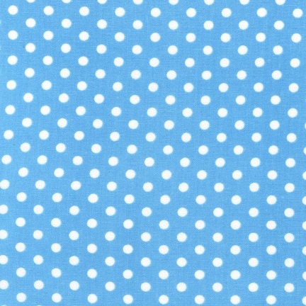 Everything is Nice---Dots in Aqua-1 yard--Pink Light Designs for Robert Kaufman