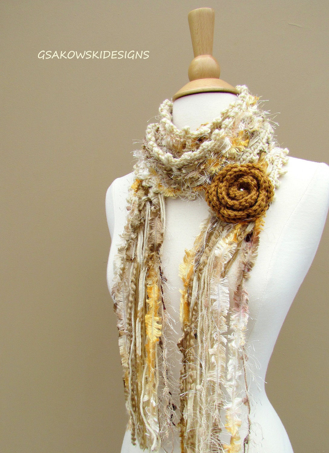 Gloria Scarf-Honey
