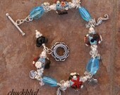 Ocean Sea Cruise Disney Inspired Mickey Mouse Style DeSIGNeR Bracelet Beach Summer Sand Shells Castaway Cave Vacation Wedding