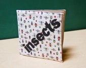 Insects Cloth Book, printed on organic cotton