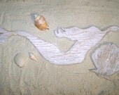 Shabby Mermaid and a Sea Shell in Barely Pink