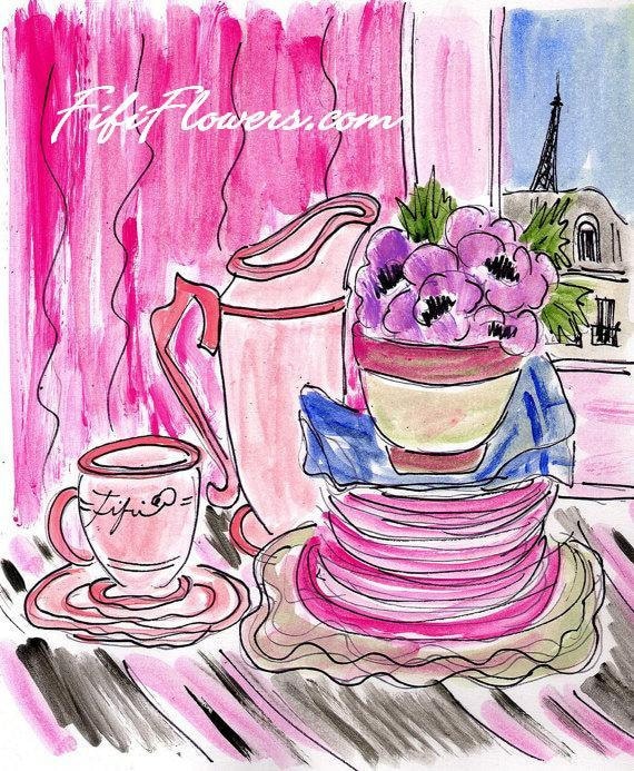 Anemone Tea in Paris