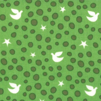 Joy by Kate Spain for Moda, Peace in holly, LAST yard