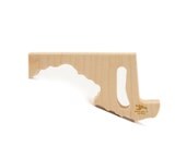 Wood Teether Maryland State wooden toy natural baby toy