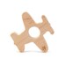 Wood Teether Airplane wooden toy natural baby toy