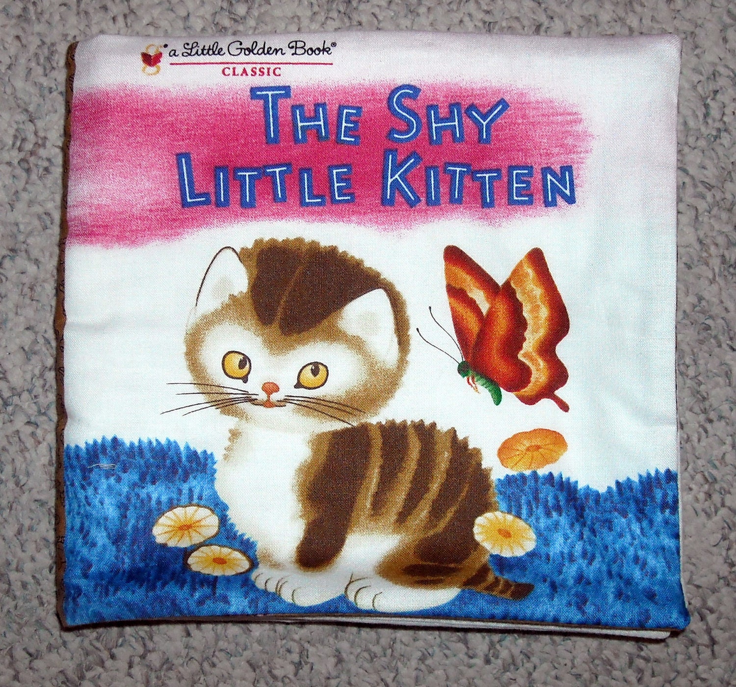 The Shy Little Kitten cloth book