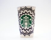 Petals Doodle Starbucks Cup
