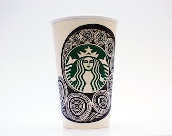 Swirl Doodle Starbucks Cup