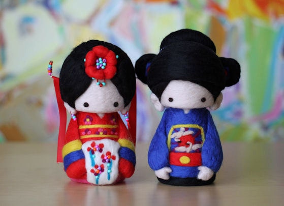 Wedding dolls -- Korean Cutie Couple