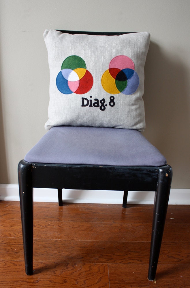 Science Diagram Pillow - Light Theory