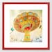 Carnival photography, fine art photography, circus art, swing ride - orange yellow carnival circus swings midway county fair - 5x5