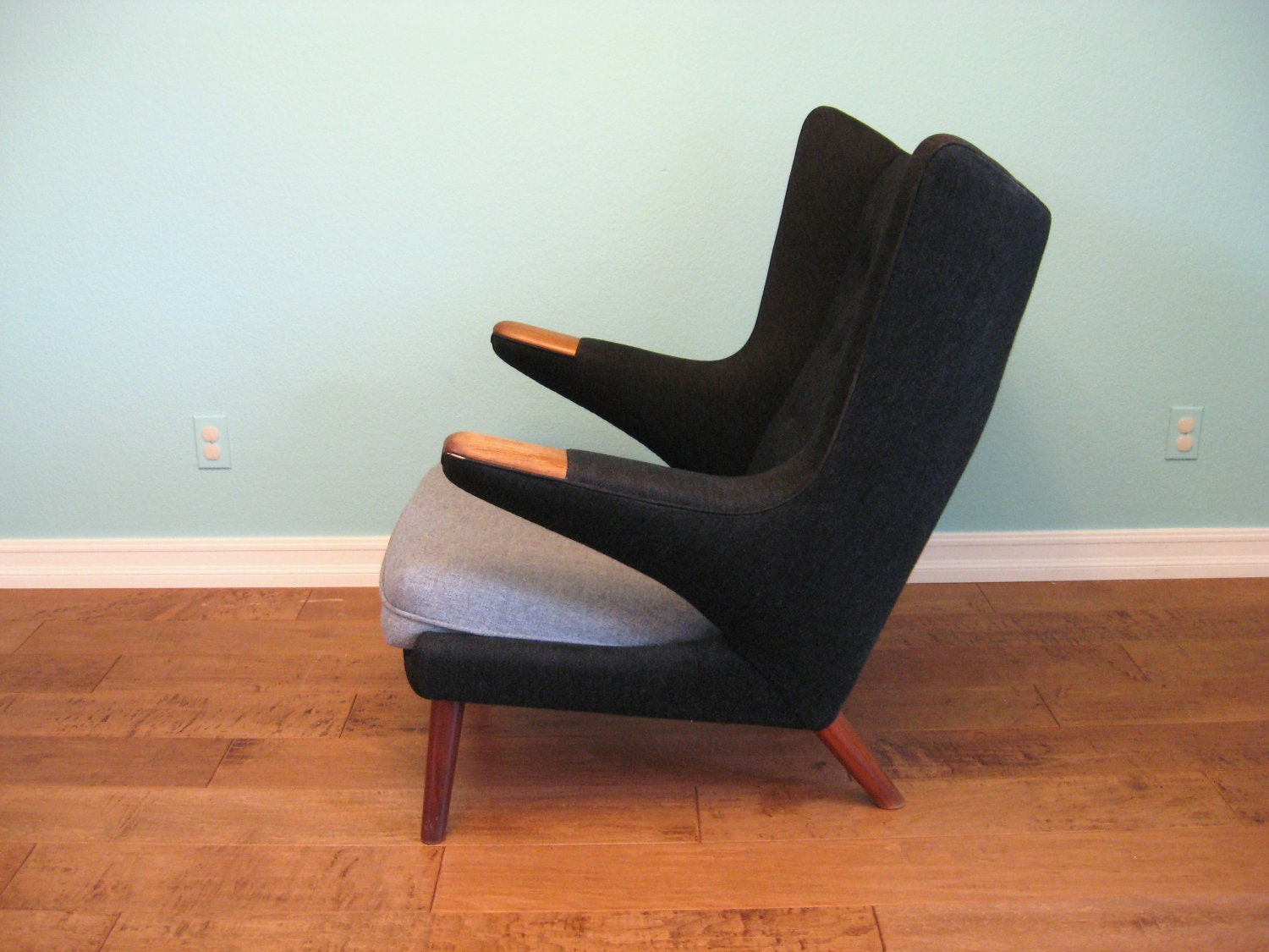 Vintage HANS WEGNER Danish MODERN Papa Bear Chair