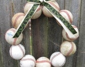 I Don't See My Team Baseball Love Wreath - no hat or letter