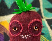 swanky svelte smokey chili good zombie monster in recycled smoked paprika red lambswool