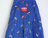 Vintage oshkosh overalls boats and ships 3t