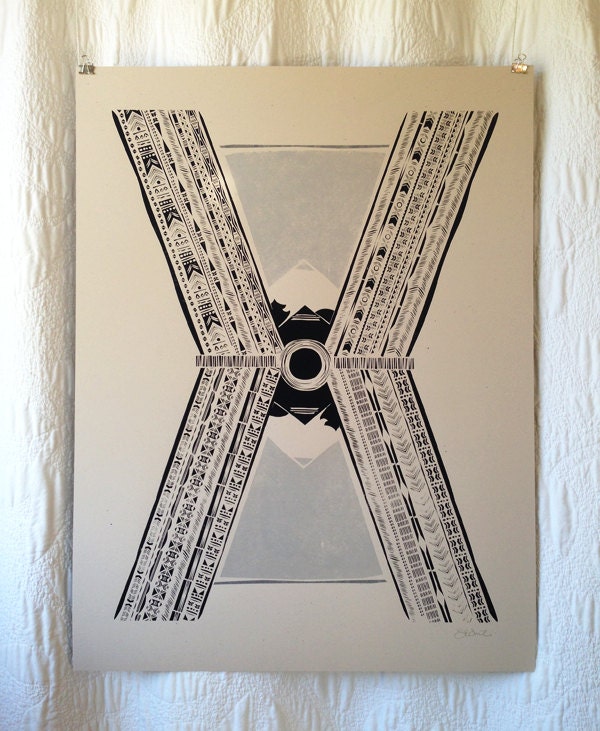 Over the Mountain Screenprint