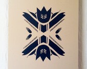 Folk Flower Print