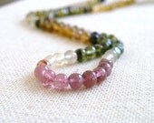 Tourmaline Round Gemstone Smooth Pink Green Multi 4.5mm Full strand Wholesale