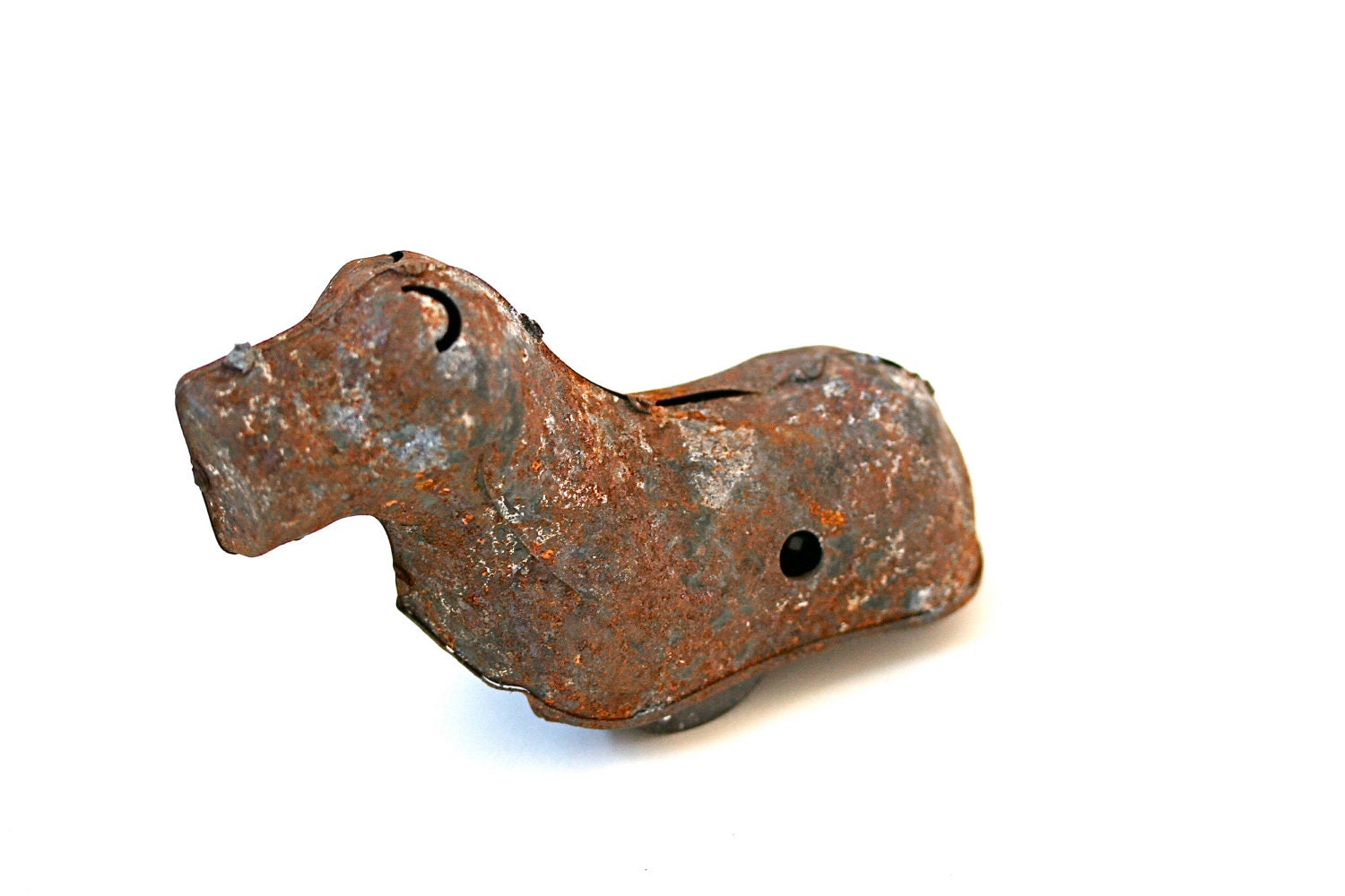 Rusty Pup - Vintage Toy, Rusty Toy, Steampunk