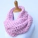 Pink Scarf Breast Cancer Awareness Scarf Infinity Scarf or Snood in Blossom - Ready to Ship