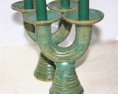 Cerulean Candelabra Pair