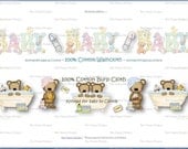 PDF Printable Personalized LANDSCAPE Babies Themed Wrappers