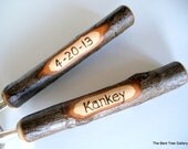 Personalized Inscription for Rustic  Wedding Cutlery