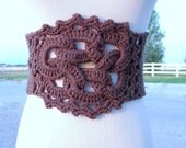 CROCHET PATTERN PDF - Instant Digital Download - Crocheted Celtic Knot Belt pattern  - women - teen - fashion