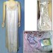 80s Christian Dior nightgown bridal white petite small new old stock