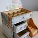 Refurbished Vintage Jewelry Box - Medium White Surfer